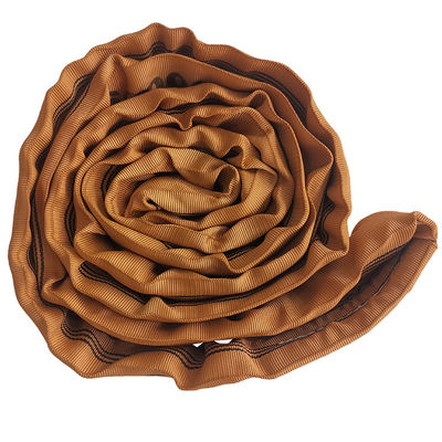 Купить 6T Brown EN1492-2 Polyester Endless Round Sling для трубной промышленности online manufacture