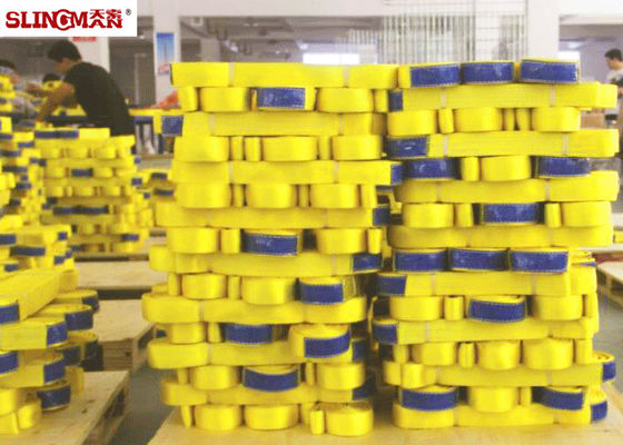 Купить ASMEB30.9 Желтый 2-дюймовый плоский ремень с пряжей высокой прочности для тяжелых грузов online manufacture