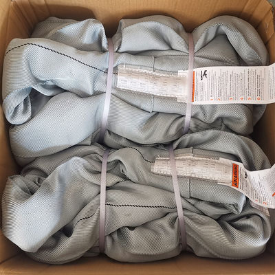 Купить ASME B30.9 Серое полиэстерное подъемное кольцо круглое тяжеловесное вертикальное 32000 фунтов online manufacture