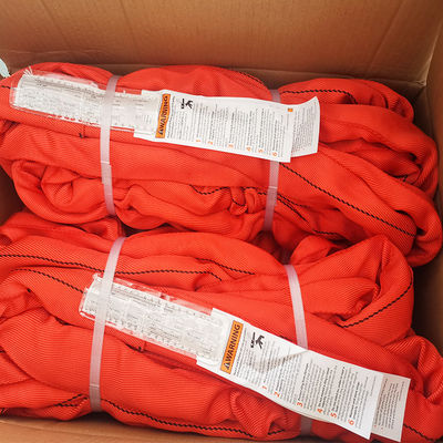 Купить OEM Heavy Duty Polyester Endless Round Sling Красный Вертикальный 7 тонн online manufacture